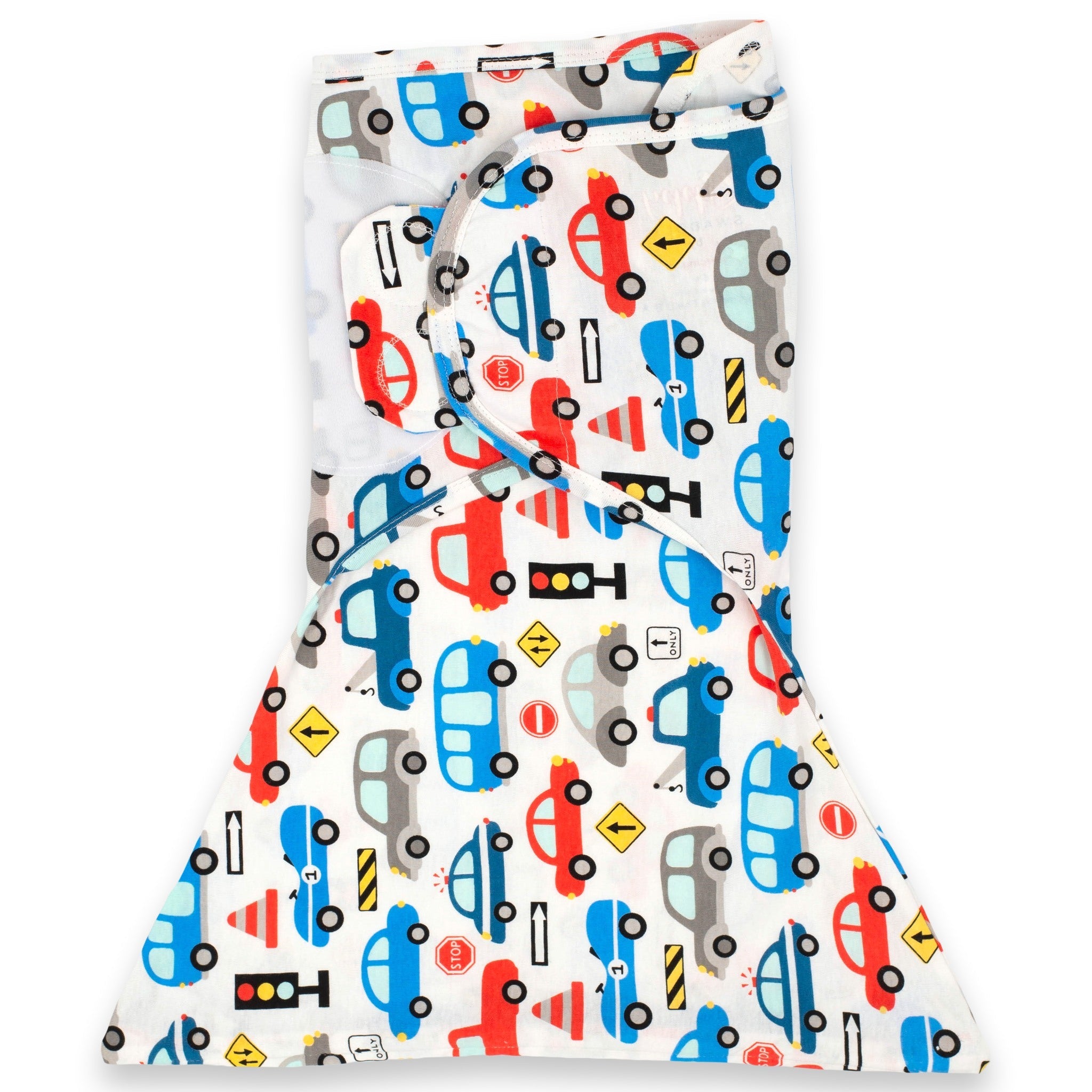 Sleeping Baby Busy Town Zippy Swaddle