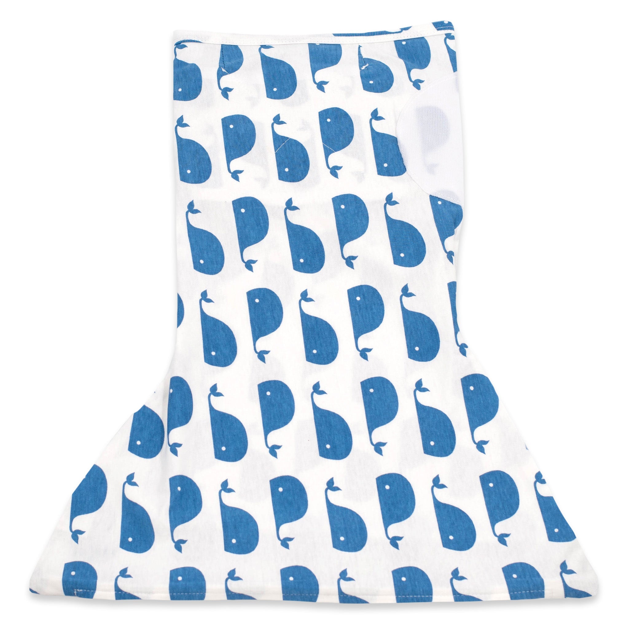 Sleeping Baby Large Blue Whales Zippy Swaddle