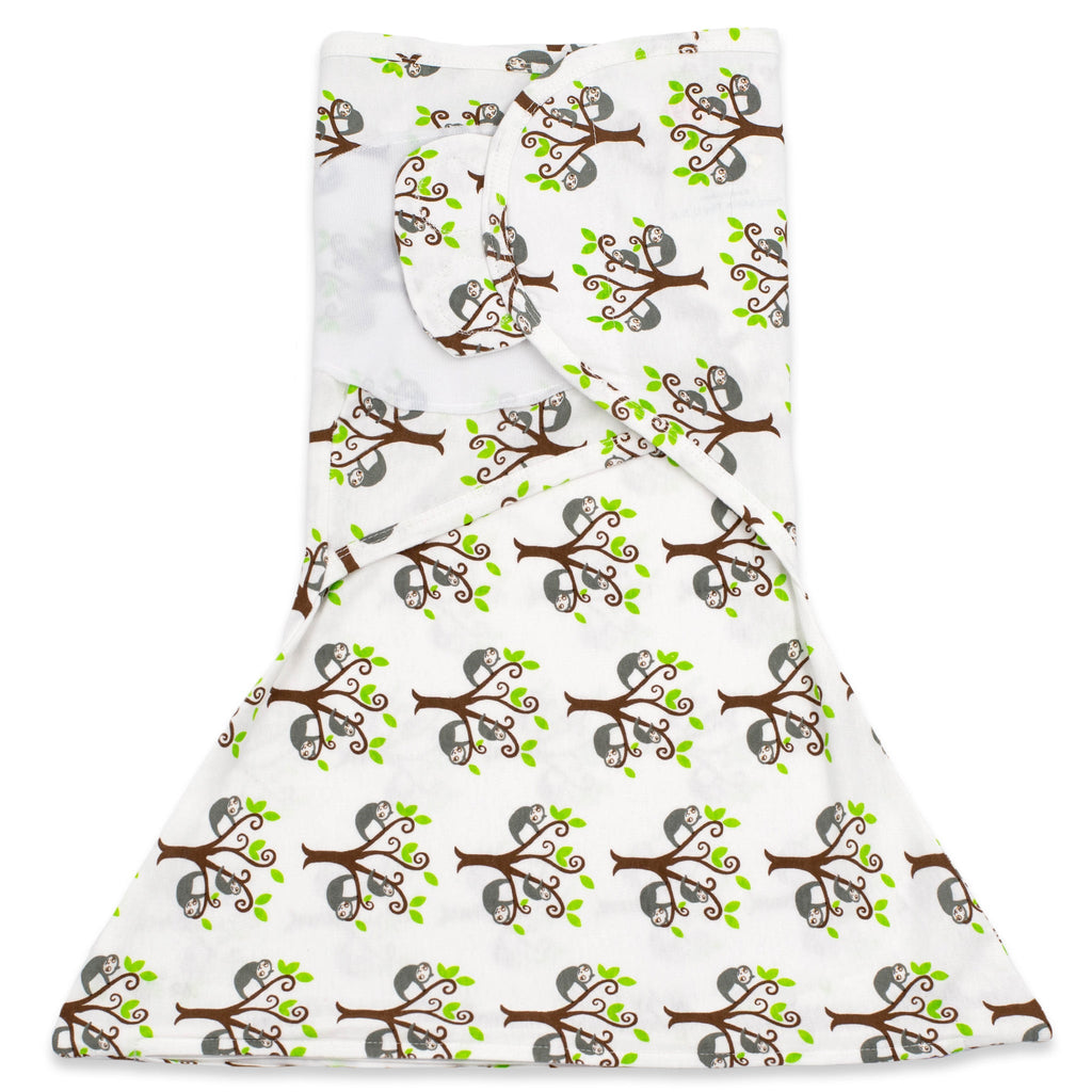 Sleeping Baby Sloth In A Tree Zippy Swaddle
