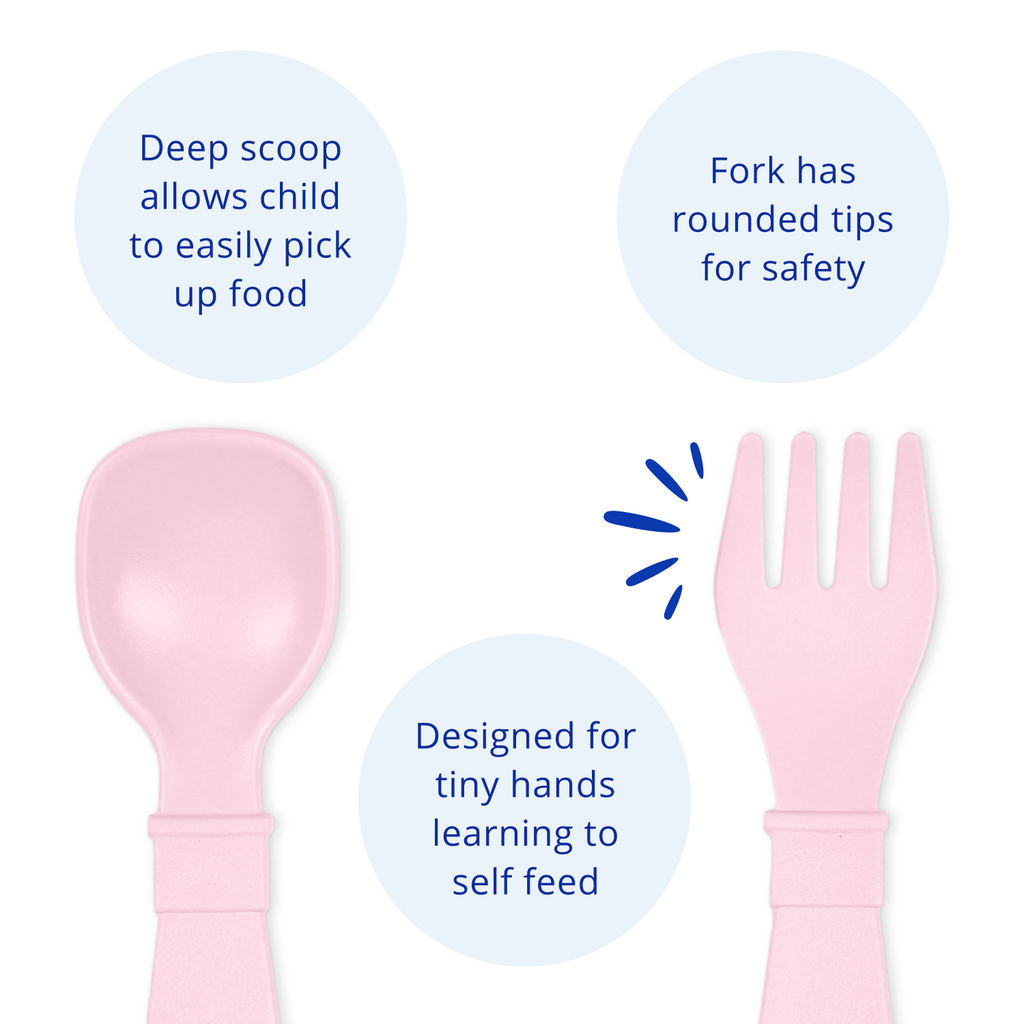 Tiny Utensil Pair USA Made from Recycled Materials