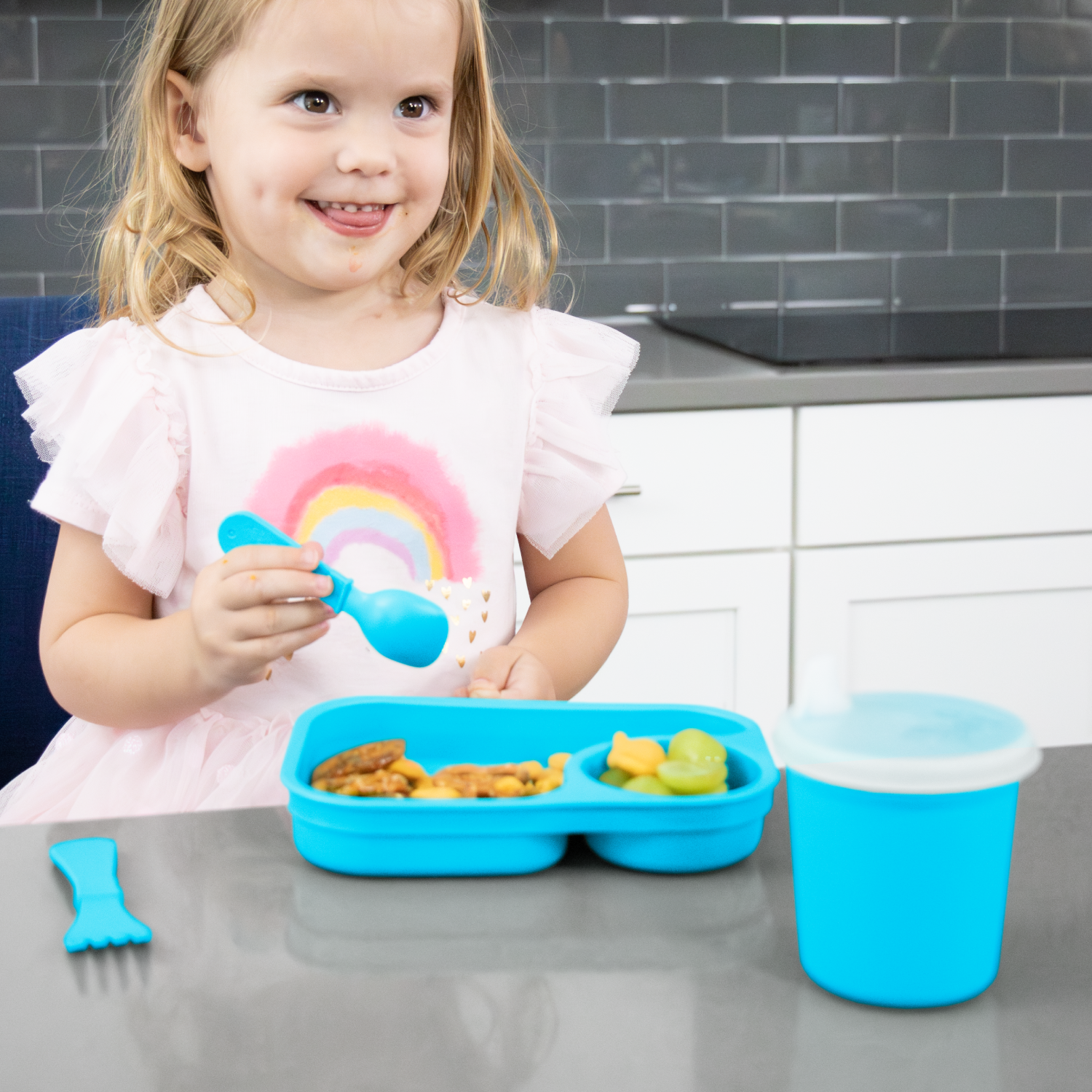 Tiny Utensil Pair USA Made from Recycled Materials