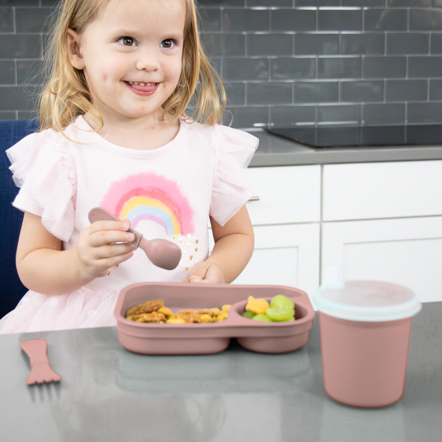 Tiny Utensil Pair USA Made from Recycled Materials